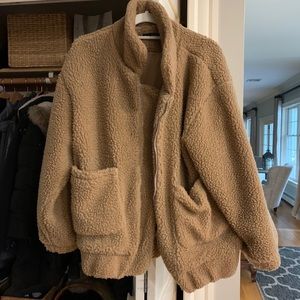 Sherpa teddy coat